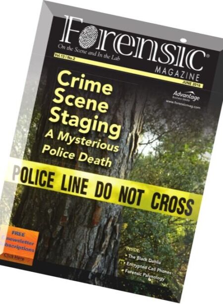 Forensics – June 2016 Cover