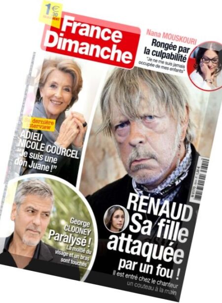 France Dimanche – 1 au 7 Juillet 2016 Cover