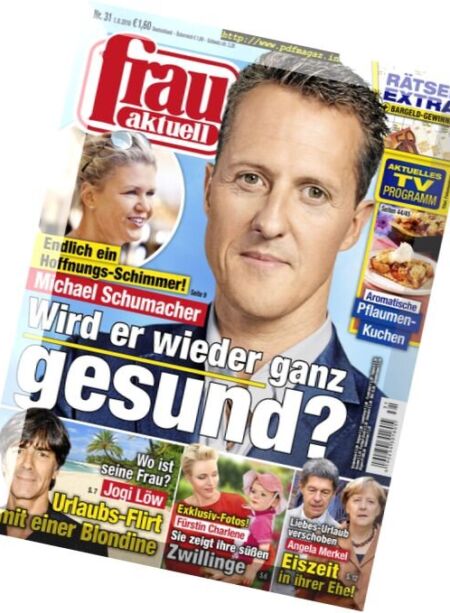 frau aktuell – 1 August 2016 Cover