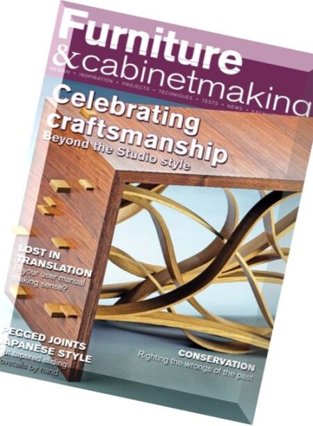 Furniture & Cabinetmaking – August 2016 Cover