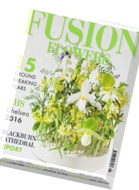 Fusion Flowers – August – September 2016 Cover