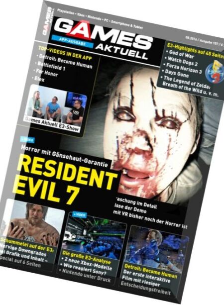 Games Aktuell – August 2016 Cover