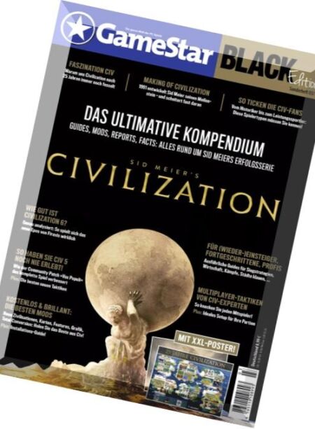 Gamestar Black Edition Civilization – Nr.3, 2016 Cover