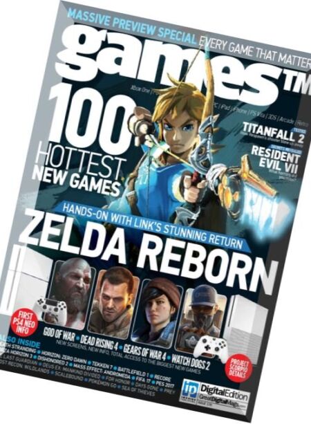 gamesTM – Issue 176, 2016 Cover