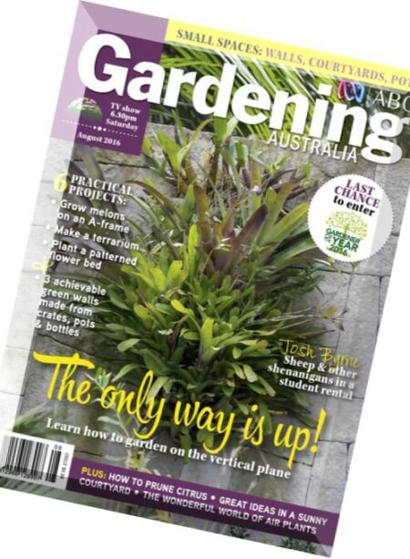 Gardening Australia – August 2016 Cover