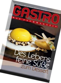 Gastro das Fachmagazin – Juli 2016
