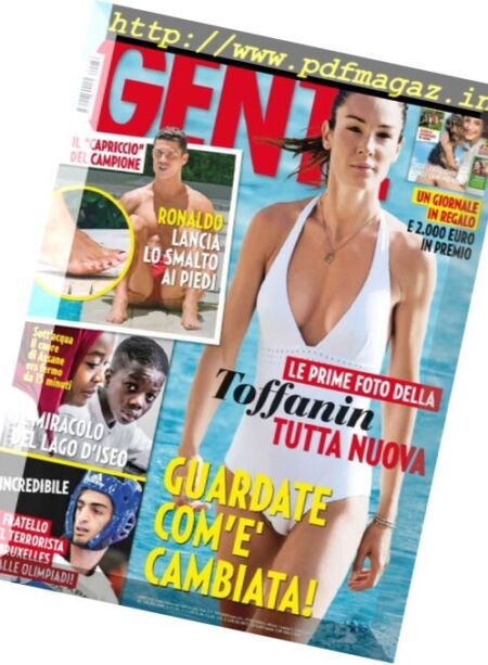Gente Italia – 16 Agosto 2016 Cover