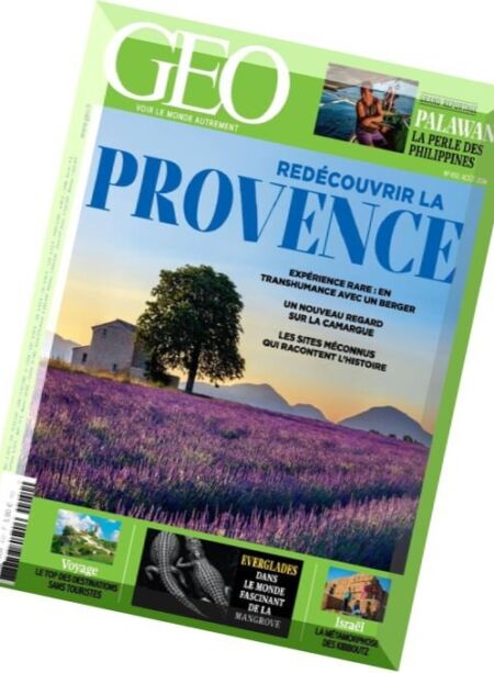 Geo France – Aout 2016 Cover