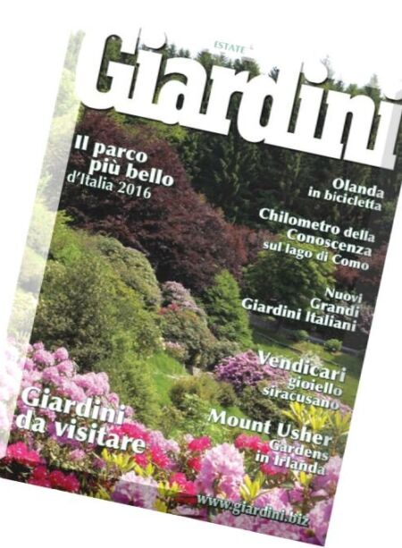 Giardini – Estate 2016 Cover