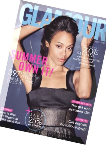Glamour UK – August 2016 Cover