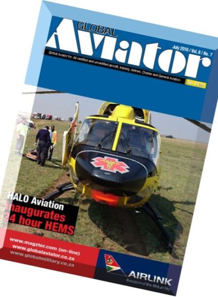 Global Aviator South Africa – July 2016 Cover
