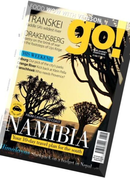 go! South Africa – August 2016 Cover