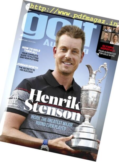 Golf Australia – August 2016 Cover