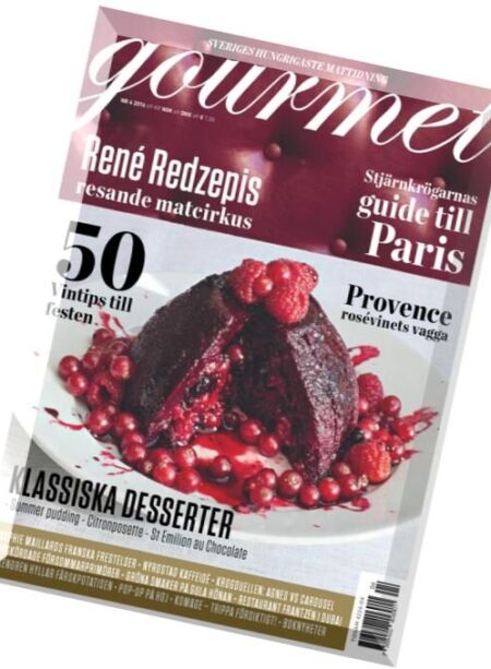 Gourmet Sweden – Nr.4, 2016 Cover