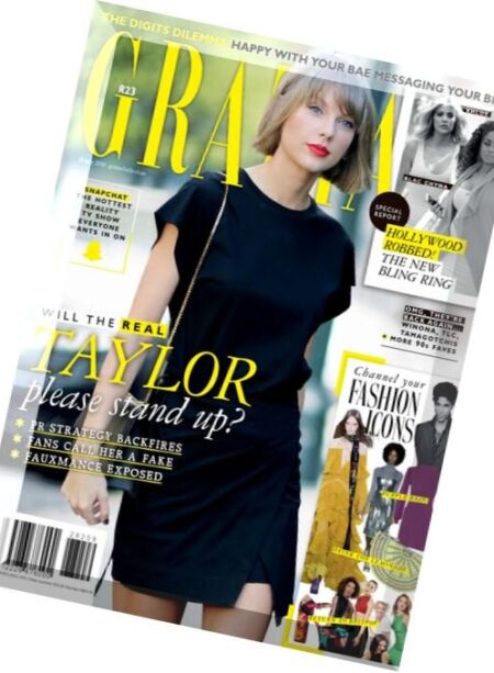 Grazia South Africa – 13 July 2016 Cover