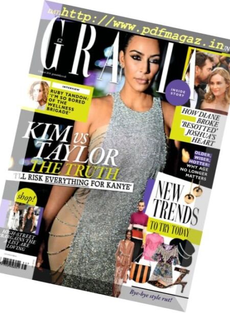 Grazia UK – 1 August 2016 Cover