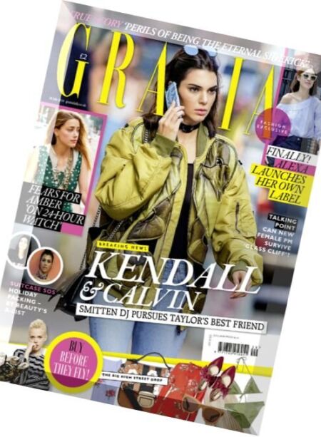 Grazia UK – 18 July 2016 Cover