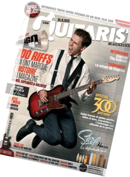 Guitarist & Bass – Numero 300, 2016 Cover
