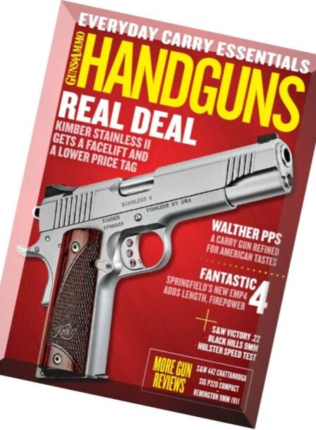 Handguns – August-September 2016 Cover