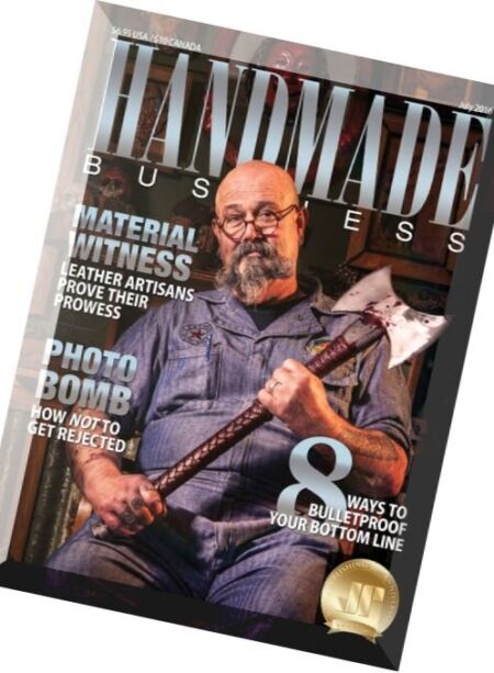 Handmade Business – July 2016 Cover