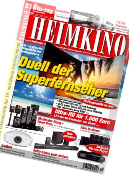 Heimkino – August 2016 Cover