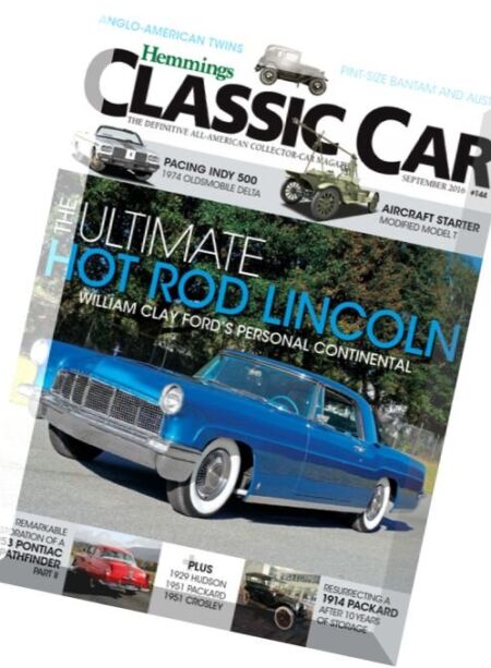 Hemmings Classic Car – September 2016 Cover