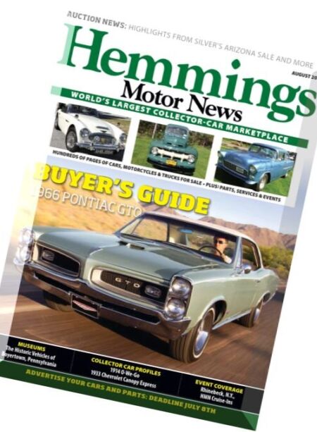 Hemmings Motor News – August 2016 Cover