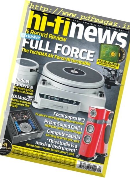 Hi-Fi News – September 2016 Cover