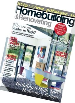 Homebuilding & Renovating – September 2016