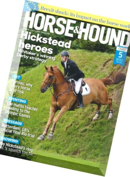 Horse & Hound – 30 June 2016 Cover