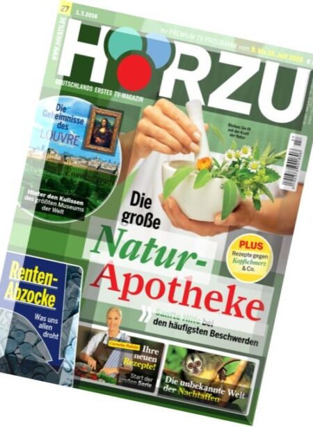 Horzu – 1 Juli 2016 Cover