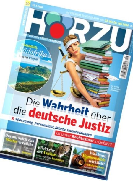 Horzu – 15 Juli 2016 Cover