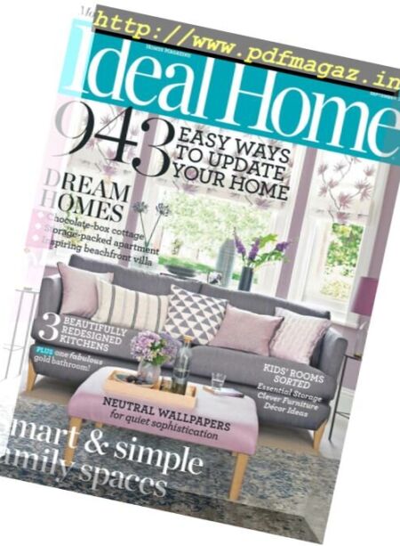 Ideal Home UK – September 2016 Cover