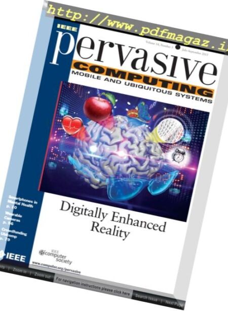 IEEE Pervasive Computing – July-September 2015 Cover