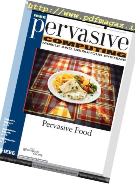 IEEE Pervasive Computing – October-December 2015 Cover