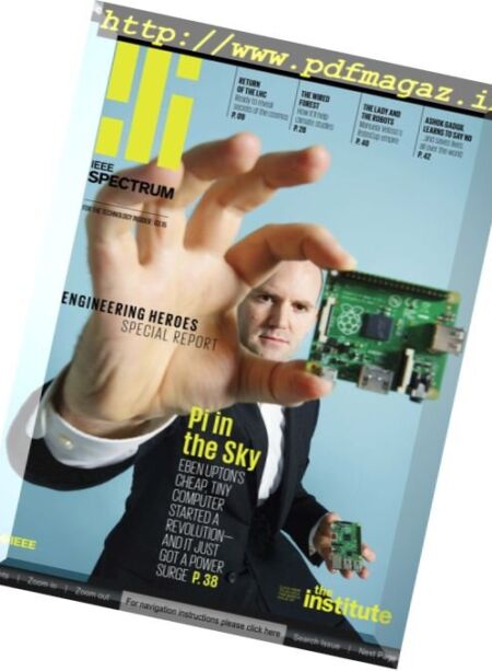 IEEE Spectrum International – March 2015 Cover