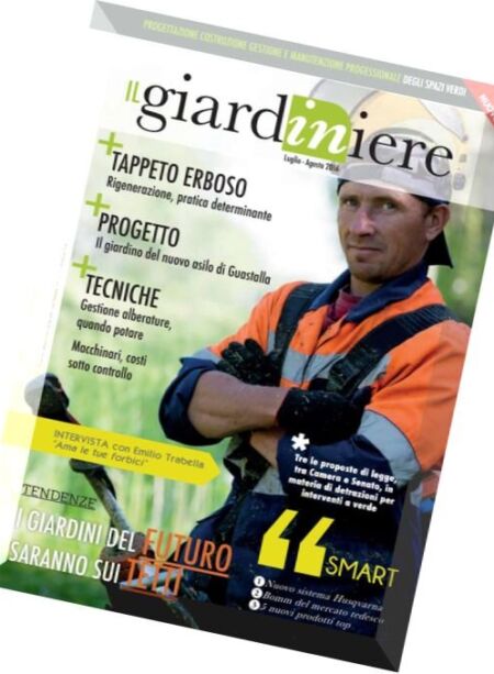 Il Giardiniere – Luglio-Agosto 2016 Cover