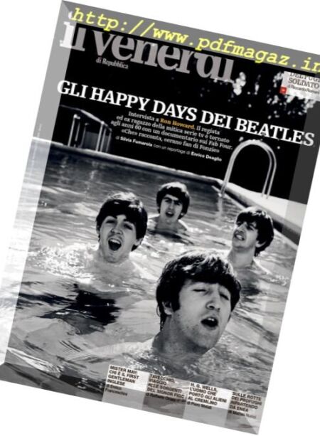 Il Venerdi di Repubblica – 5 Agosto 2016 Cover
