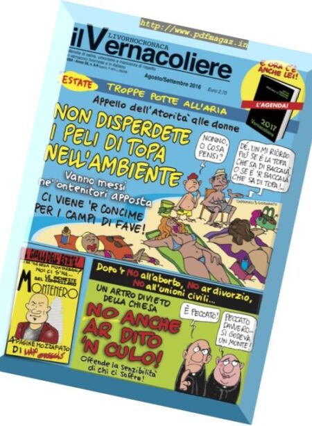 il Vernacoliere – Agosto-Settembre 2016 Cover