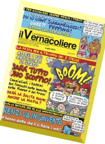 il Vernacoliere – Luglio 2016 Cover
