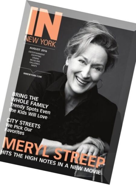 IN New York – August 2016 Cover