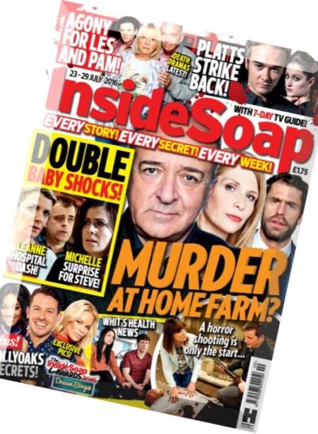 Inside Soap UK – 23 July 2016 Cover