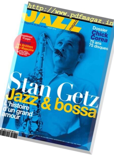 Jazz Magazine – Aout 2016 Cover
