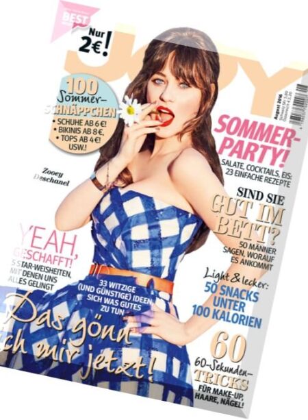 Joy Germany – August 2016 Cover