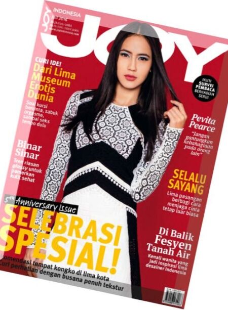 Joy Indonesia – Juli 2016 Cover