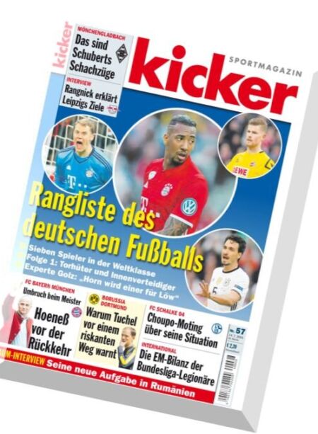 kicker – Nr.57, 2016 Cover