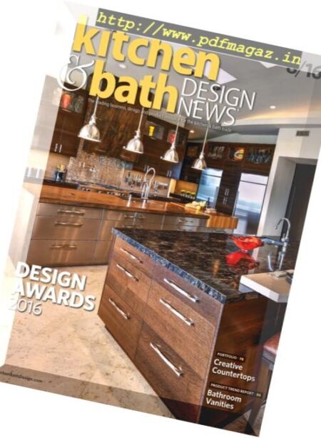 Kitchen & Bath Design News – August 2016 Cover