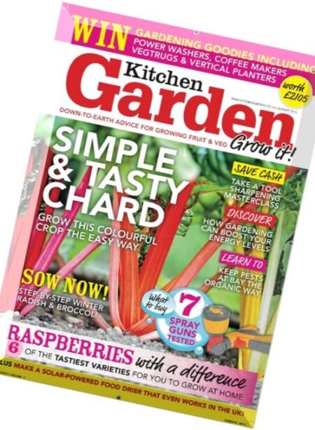 Kitchen Garden – August 2016 Cover