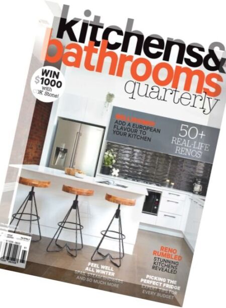 Kitchens & Bathrooms Quarterly – Volume 23 Issue 2 2016 Cover