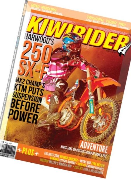Kiwi Rider – August 2016 Cover